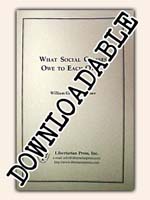 Downloadable What Social Classes Owe to Each Other e-Book